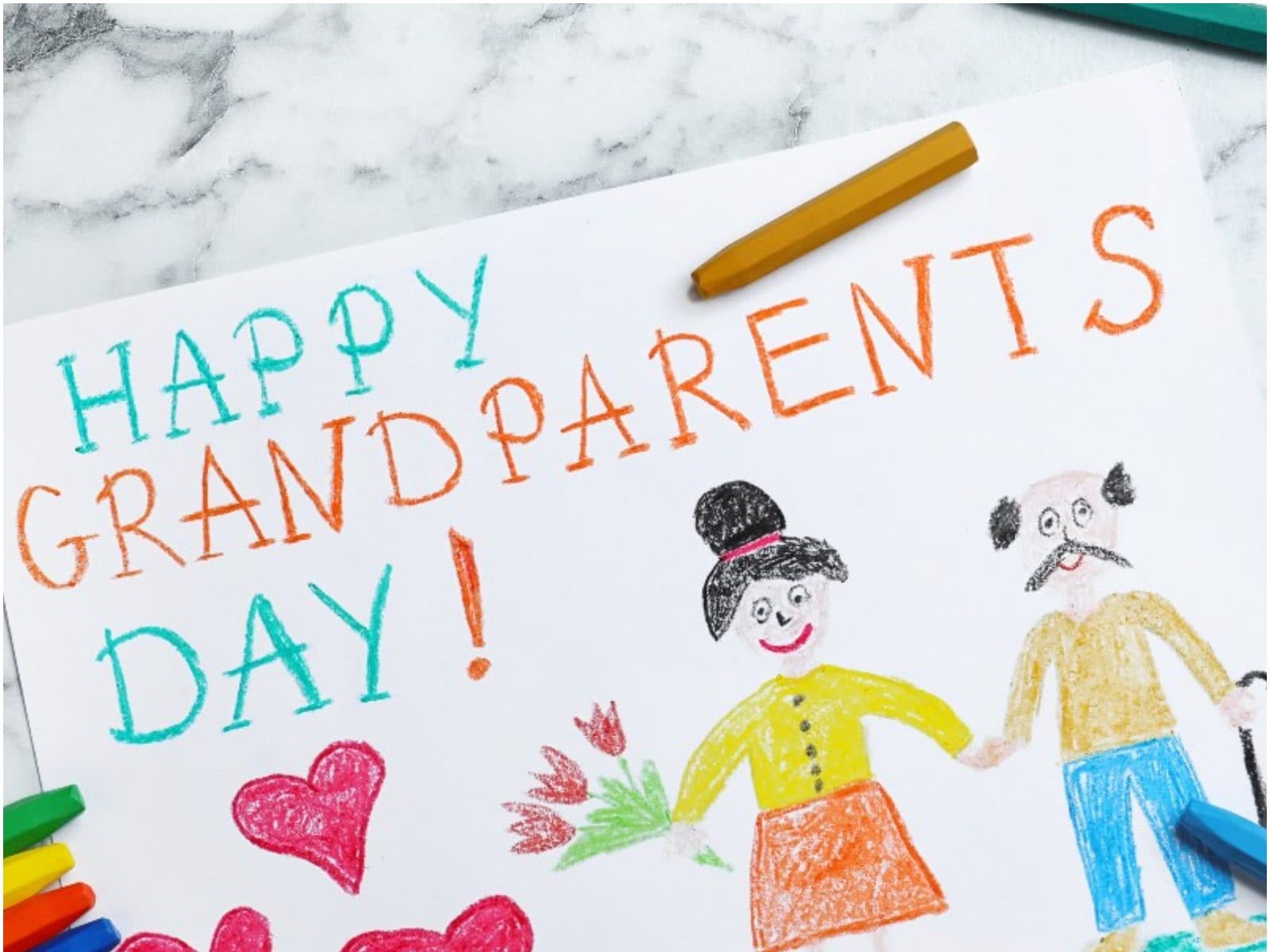 Happy Grand Parents Day 10 September Stock Illustration 2359637425 |  Shutterstock