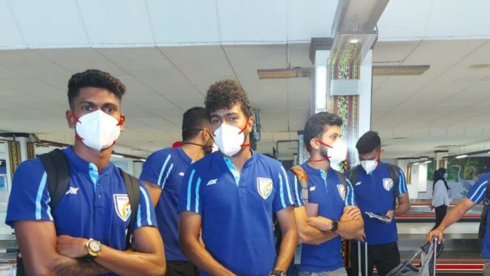 Indian Men’s Football Team Lands in Maldives for SAAF Championships