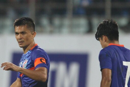 Indian men's football team will play Sri Lanka. (Indian Football Twitter Photo)