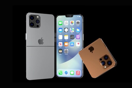 The foldable iPhone renders are based on the iPhone 12 design.  (Image credit: Concept iPhones / Pranav Nathe)