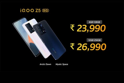 iQoo Z5 5G comes in two storage options in India.