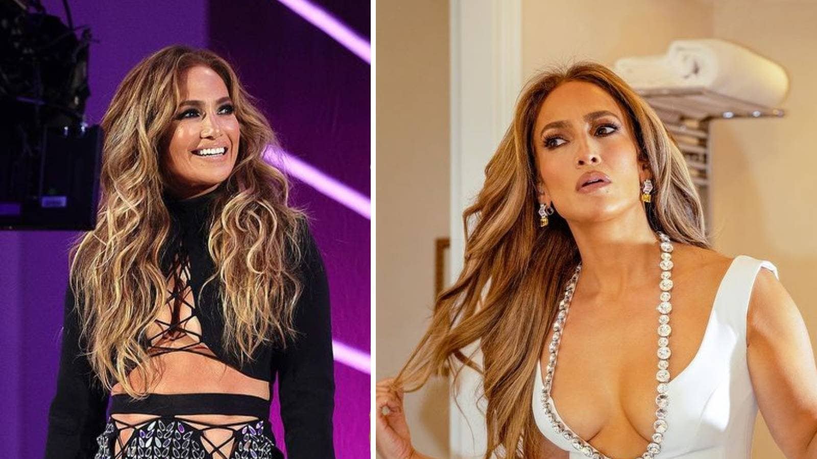Jennifer Lopez Makes Jaws Drop With Her Mtv Vmas Skin Baring Outfit See Her Sexy Pictures News18