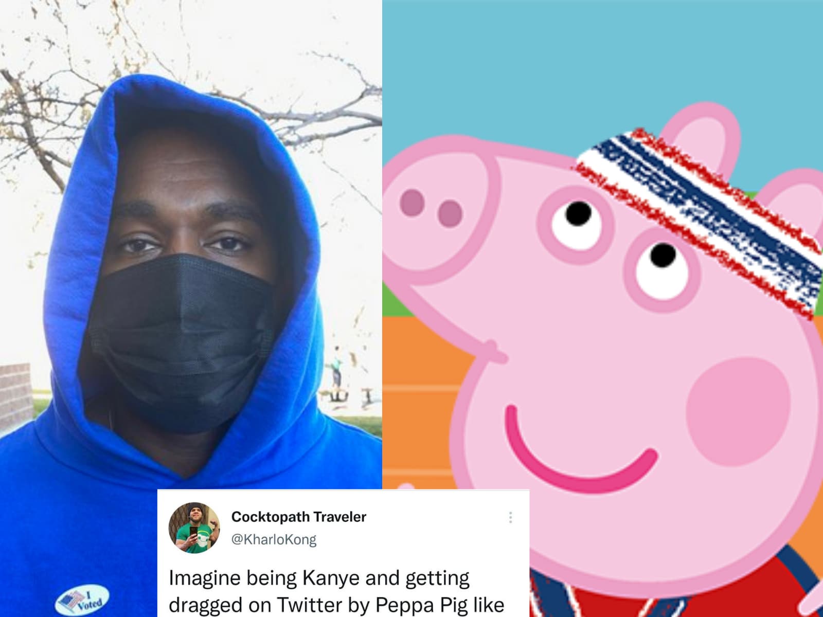 Peppa Pig Throws Shade At Kanye West for Scathing 'Donda' Album Review