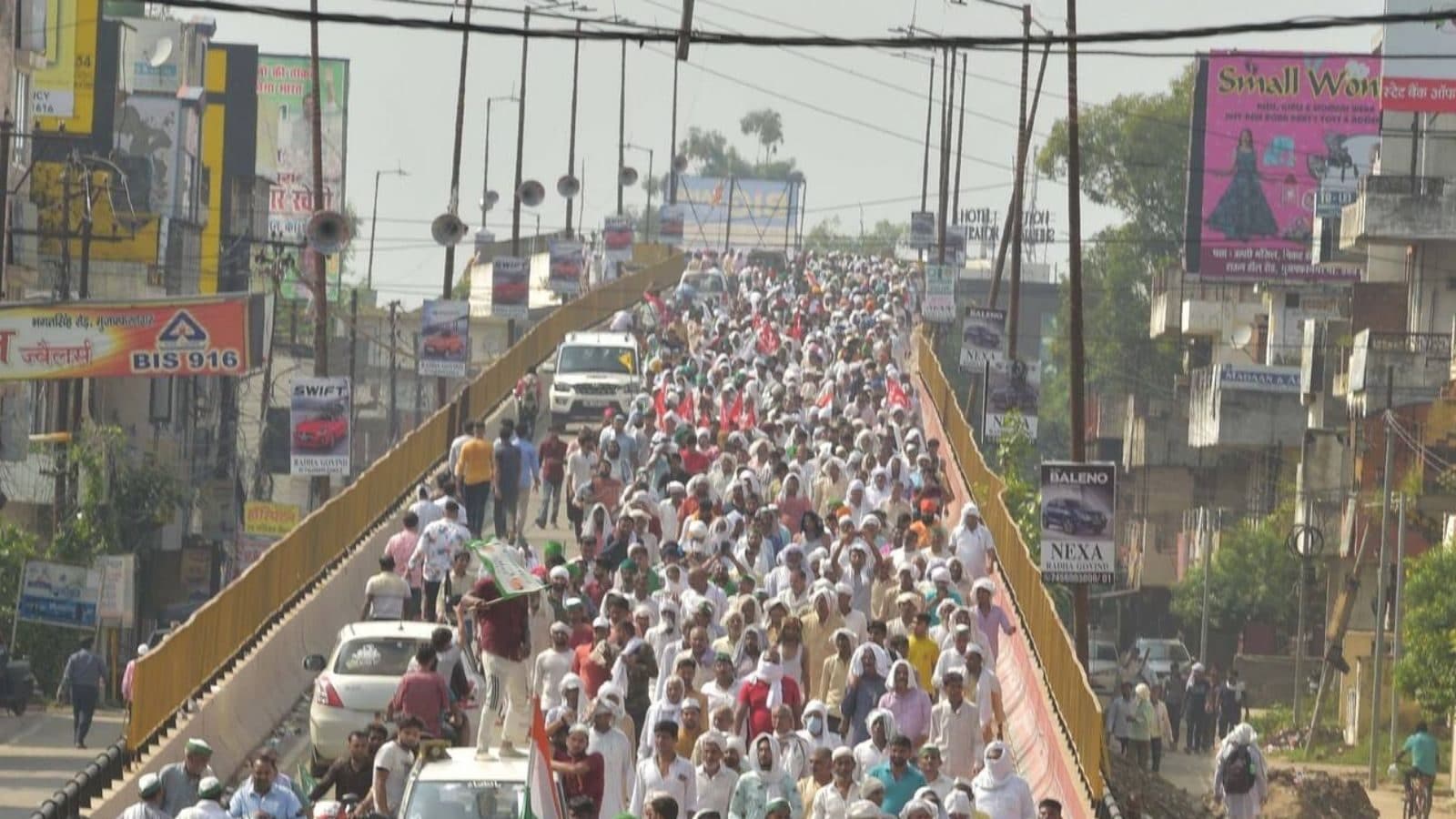 मुजफ्फरनगर में बीजेपी ने 'किसान महापंचायत' को बताया 'चुनावी बैठक' |  abhishek times news