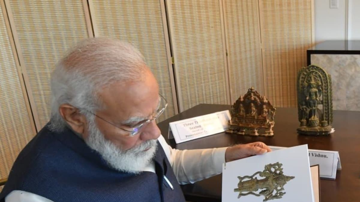 PM Modi To Bring Back 157 Stolen Indian Artefacts Returned By US Govt