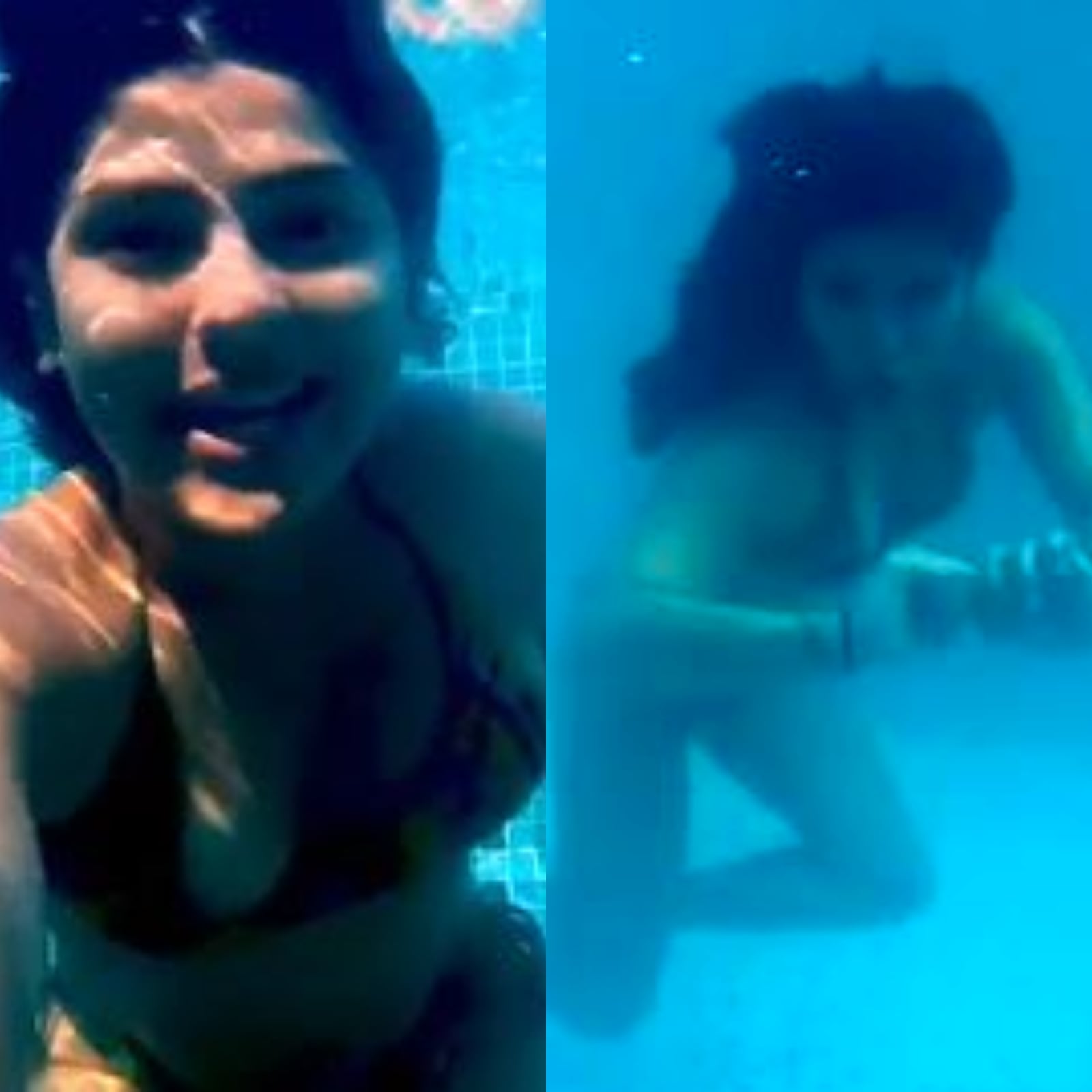 TMKOC Fame Nidhi Bhanushali's Underwater Dance Video in Bikini Goes Viral