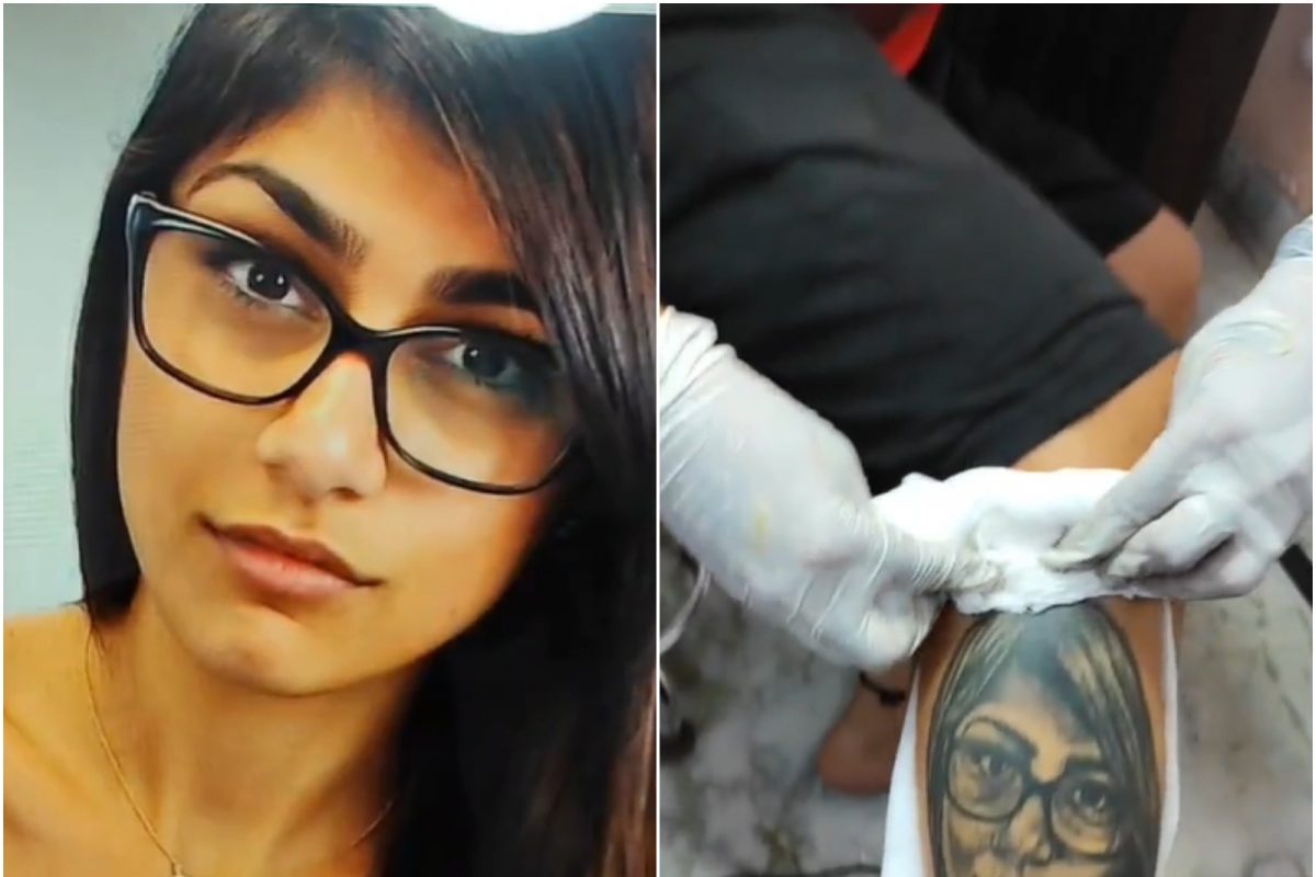 Indian Fan Gets Mia Khalifa's Face Tattooed On Leg, She Calls it 'Terrible'