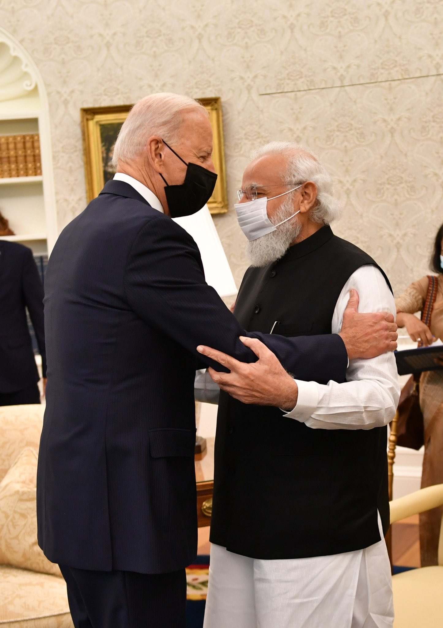 Modi US Visit: PM Holds First Bilateral Meeting With Prez Joe Biden at ...