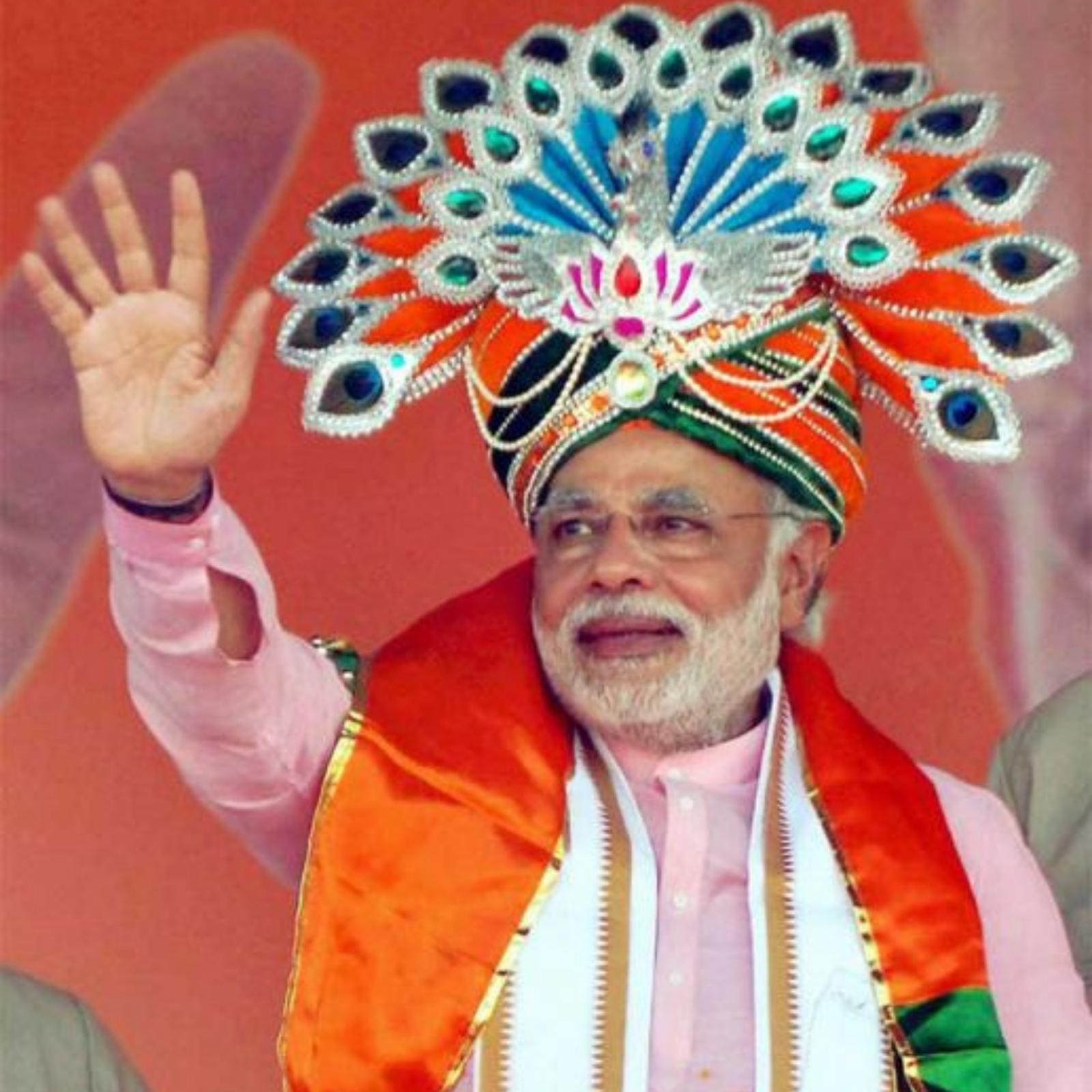 Peacock Hat To Colourful Pagdis The Many Headgears Of Pm Narendra Modi News18