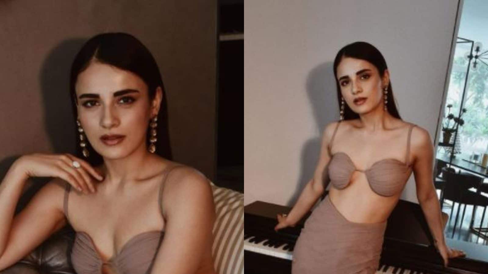 Radhika Madan Sets the Internet on Fire in Nude Bralette and Draped Skirt, See Photos