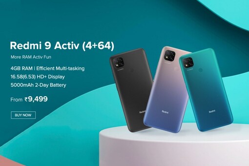 The price of Redmi 9 Active in India has started from Rs 9,499.  (Image credit: Xiaomi)