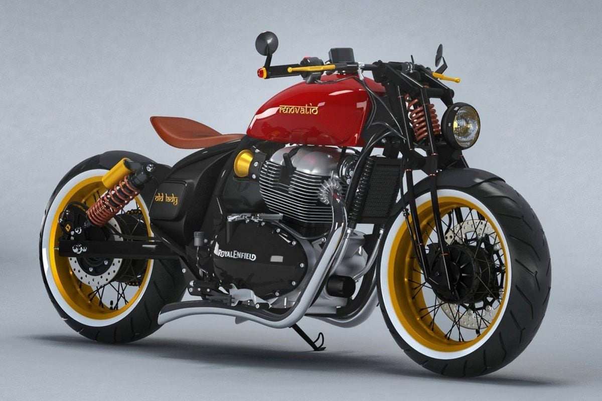 This Royal Enfield Continental GT 650 Modified as a Bobber will ...