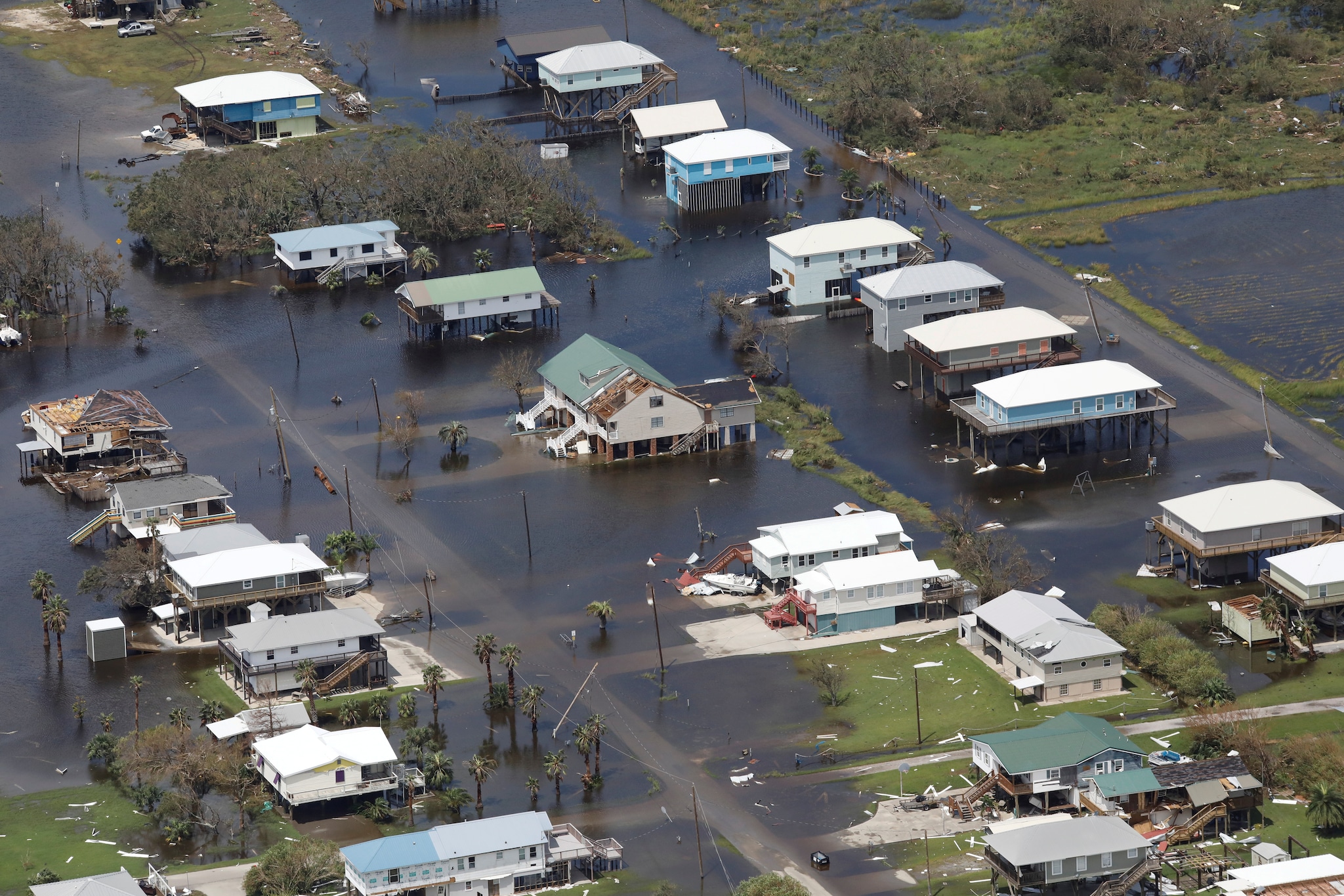 In Photos Hurricane Ida Leaves Louisiana's Grand Isle Barrier Island