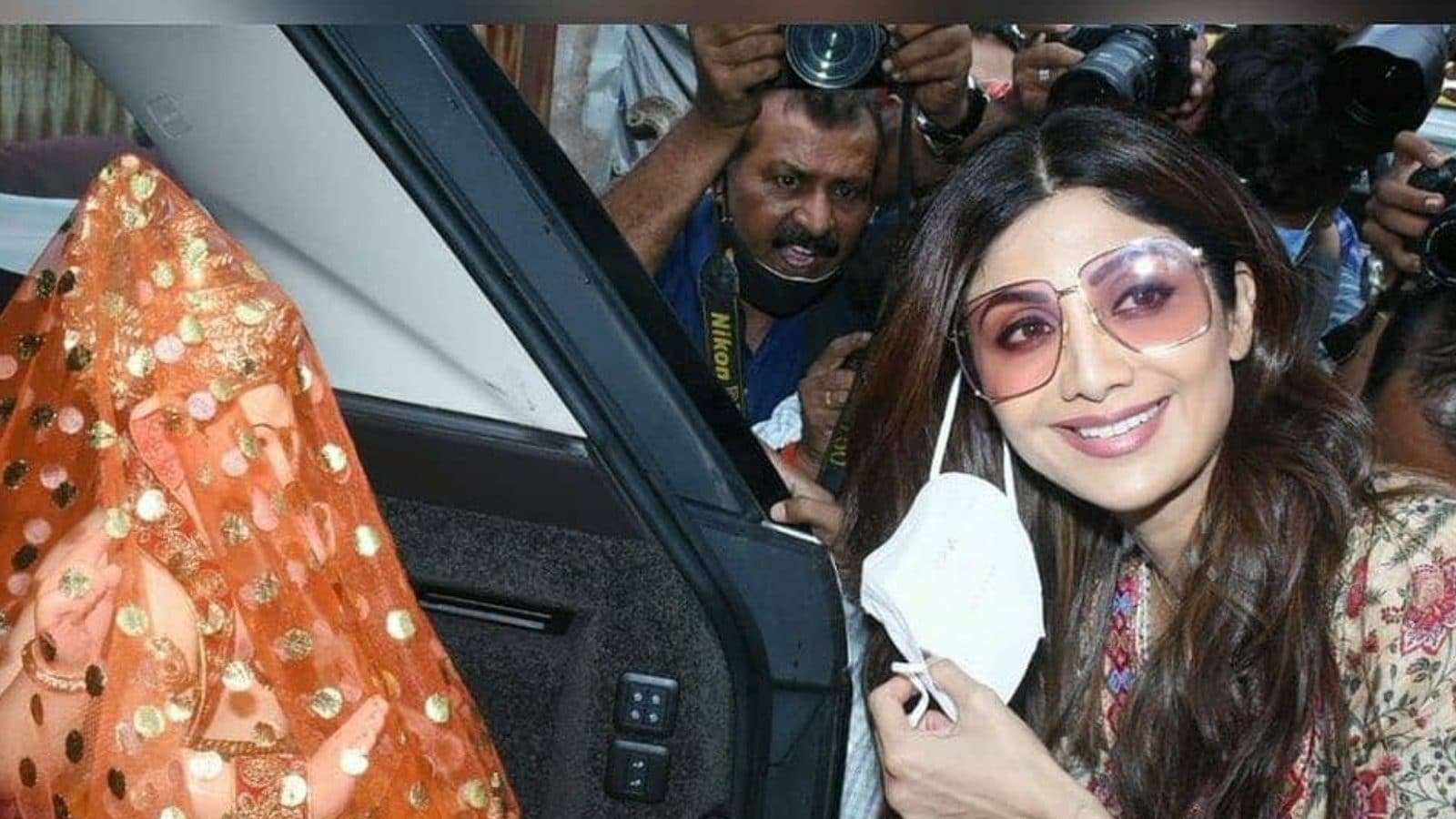 Shilpa Shetty Brings Ganpati Home; Raj Kundra, Shamita Shetty to Miss Celebrations