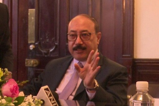 Foreign Secy Harsh Vardhan Shringla on Oct 21 delivered an address in a seminar on "Leveraging China's Economy" (File photo: ANI)
