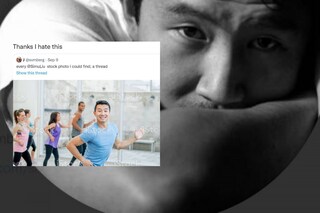 Simu Liu vira meme após fãs descobrirem que ele era modelo de banco de  imagens - NerdBunker