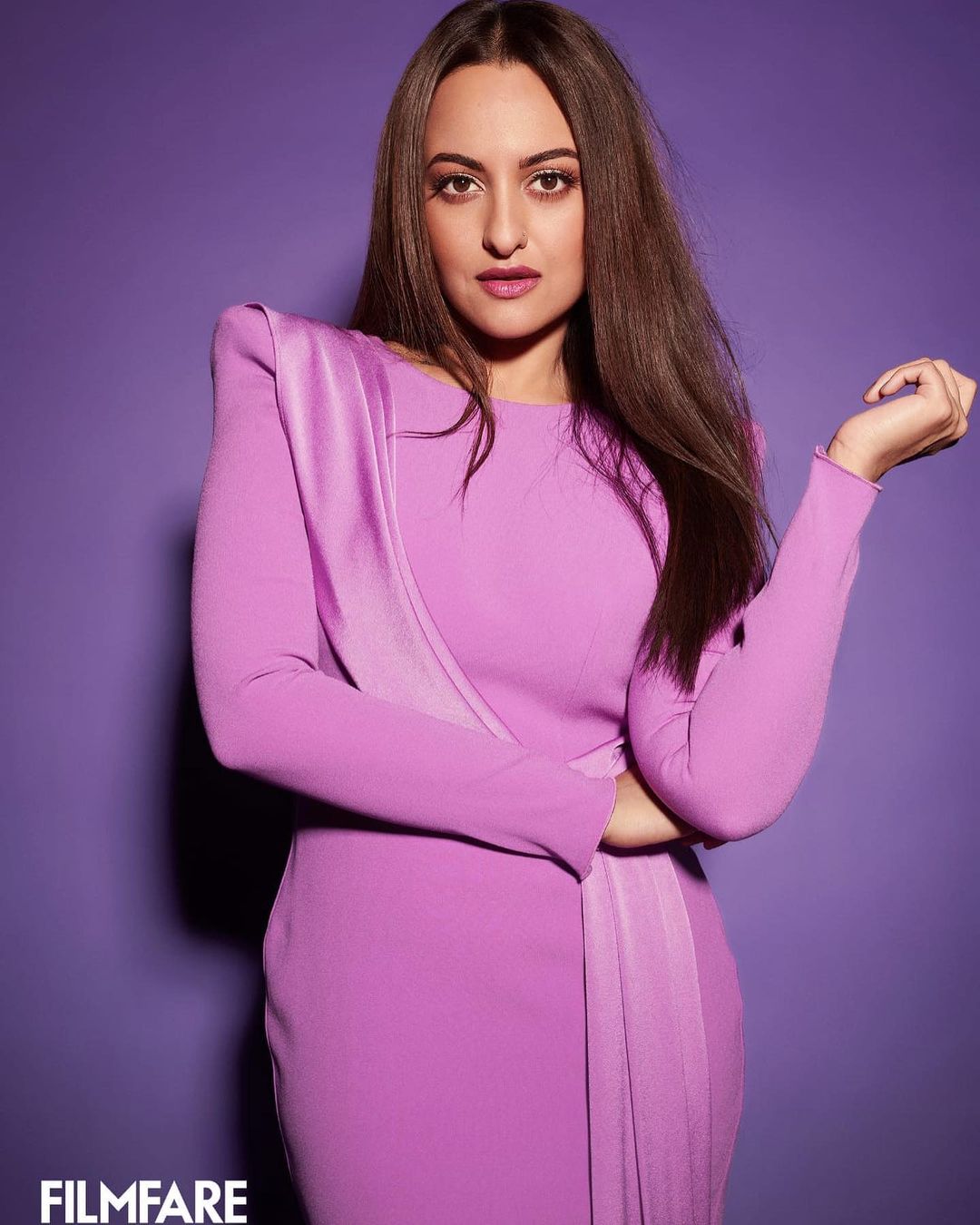 Sonakshi Sinha aces the lilac dress.