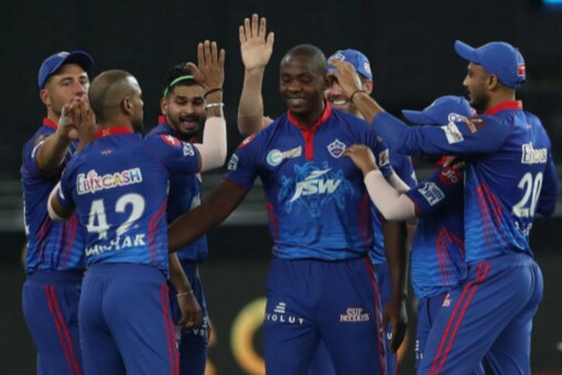 Delhi Capitals players celebrate a wicket (IPL/BCCI)