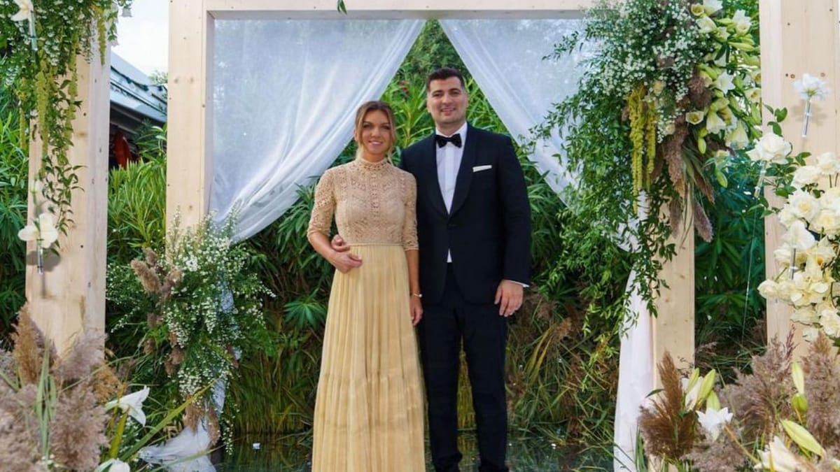 Former World No.1 Simona Halep Marries Billionaire Boyfriend Toni Luruc