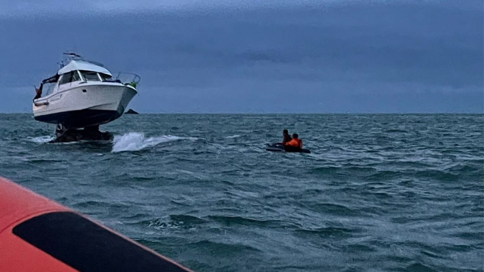 Boat Gets Stranded Atop Rocks in English Channel, Survivors Rescued After 12 Hours