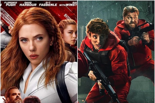 Black Widow and Money Heist Part 5 Vol 1 are among new OTT releases this year.