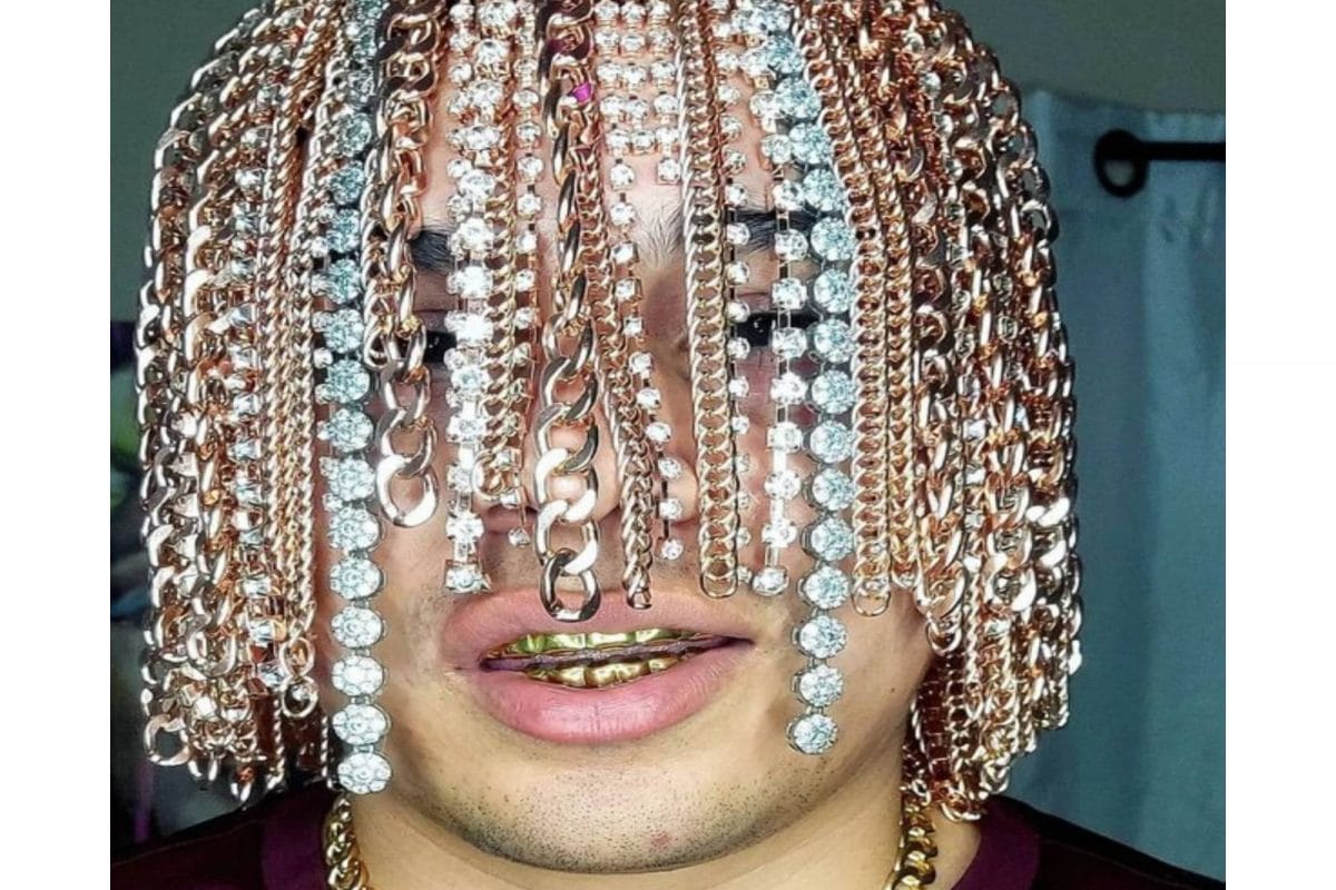 This rapper underwent surgery to replace his hair with gold chains  Dazed