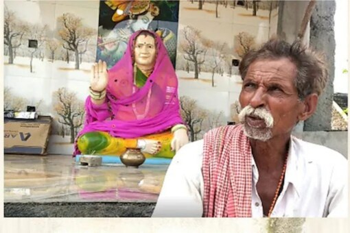 Rathore has built the temple for his wife with the help of his sons.