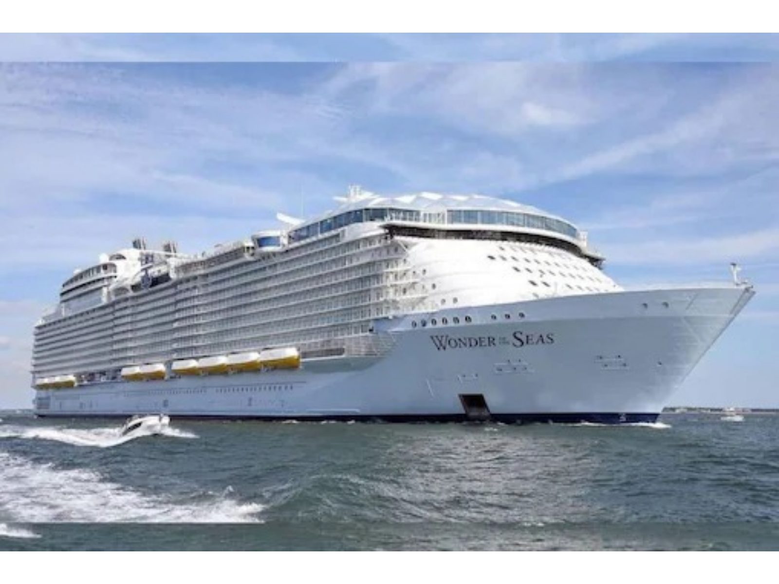 Largest cruise ship ever sets sail on inaugural voyage