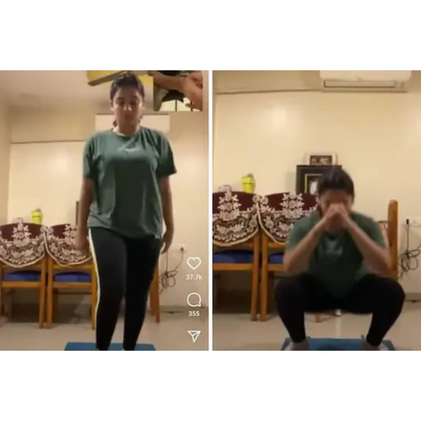 Hruta Durgule Starts Her Transformation Journey, Shares Workout Video -  News18