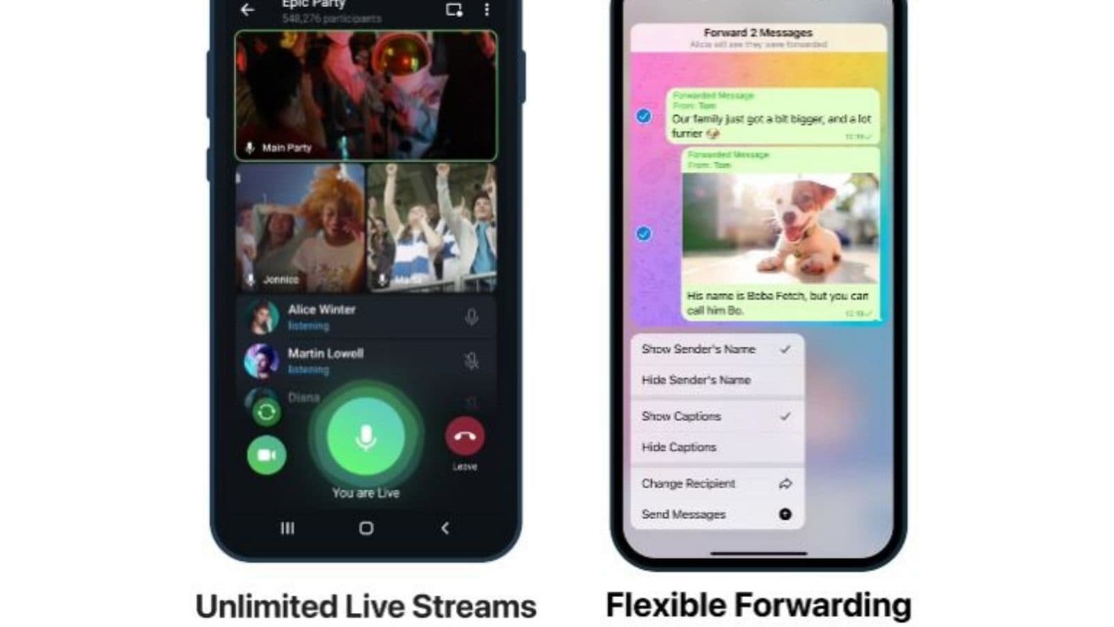 Latest Telegram update effectively turns it into a live streaming app -  SamMobile