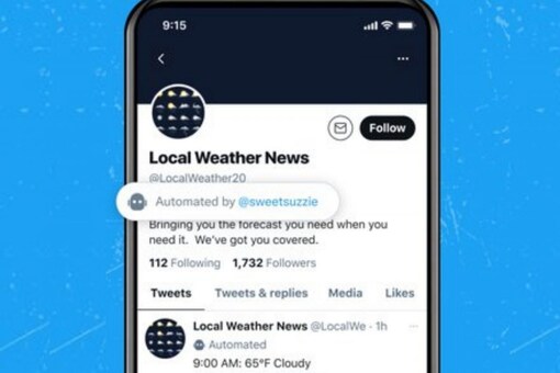 Twitter label for bot accounts