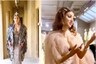 Urvashi Rautela Makes Fashionable Appearance in Body-hugging Gowns with Deep Plunging Neckline