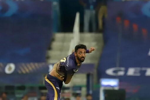 Varun Chakravarthy took three wickets vs RCB. (BCCI Photo)