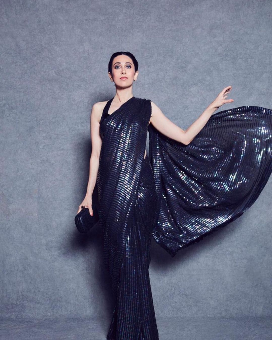 Anant Ambani And Radhika Merchant Pre-Wedding Bash: Karisma Kapoor Makes  Heads Turn In Anamika Khanna Couture - News18