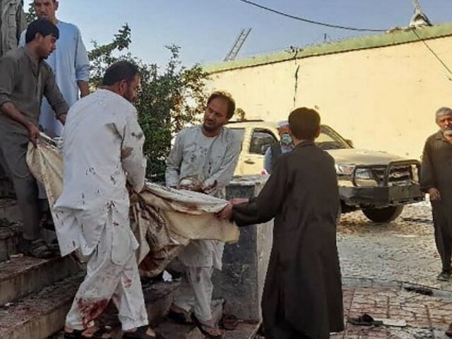 Last week, IS claimed responsibility for a deadly suicide bombing on a Shiite mosque in southern Afghanistan that killed 47 people and wounded scores more. (AFP)