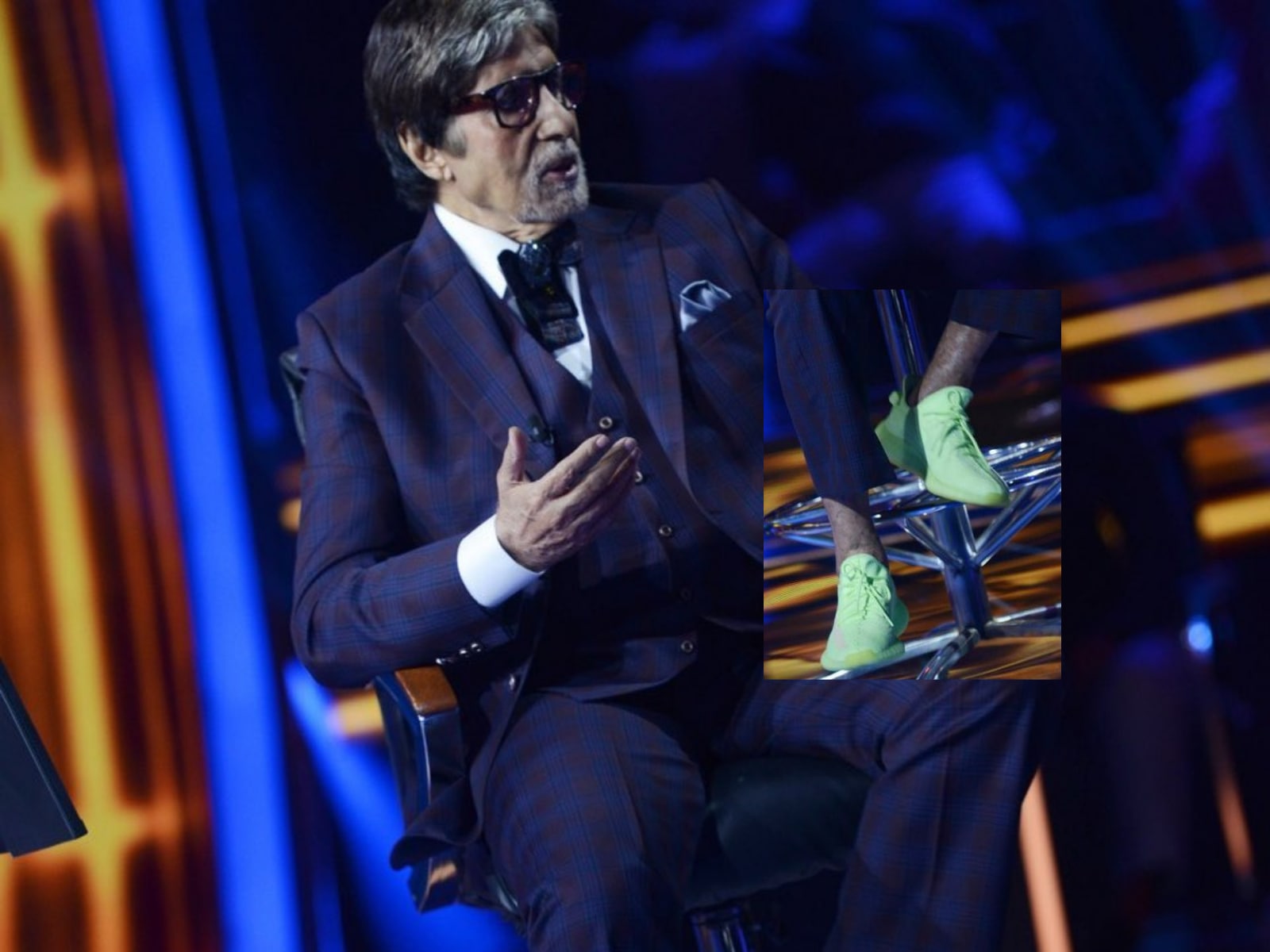 Amitabh Bachchan's look on KBC created style statements