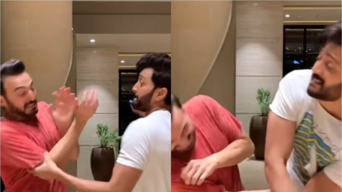 Riteish Deshmukh Beats Up Ayaz Khan for Slapping 'Aditi' Genelia D'Souza in Hilarious Reel