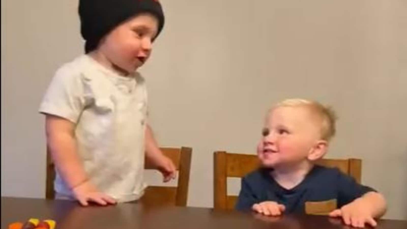 WATCH: Two Toddlers Eat Forbidden Candy, Do a 'Good Food Dance' in Cute Video WATCH: Two Toddlers Eat Forbidden Candy, Do a 'Good Food Dance' in Cute Video