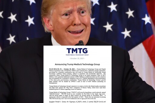 Former President of the United States Donald Trump is all set to launch his own social media platform.(Credits: Twitter/Shutterstock)