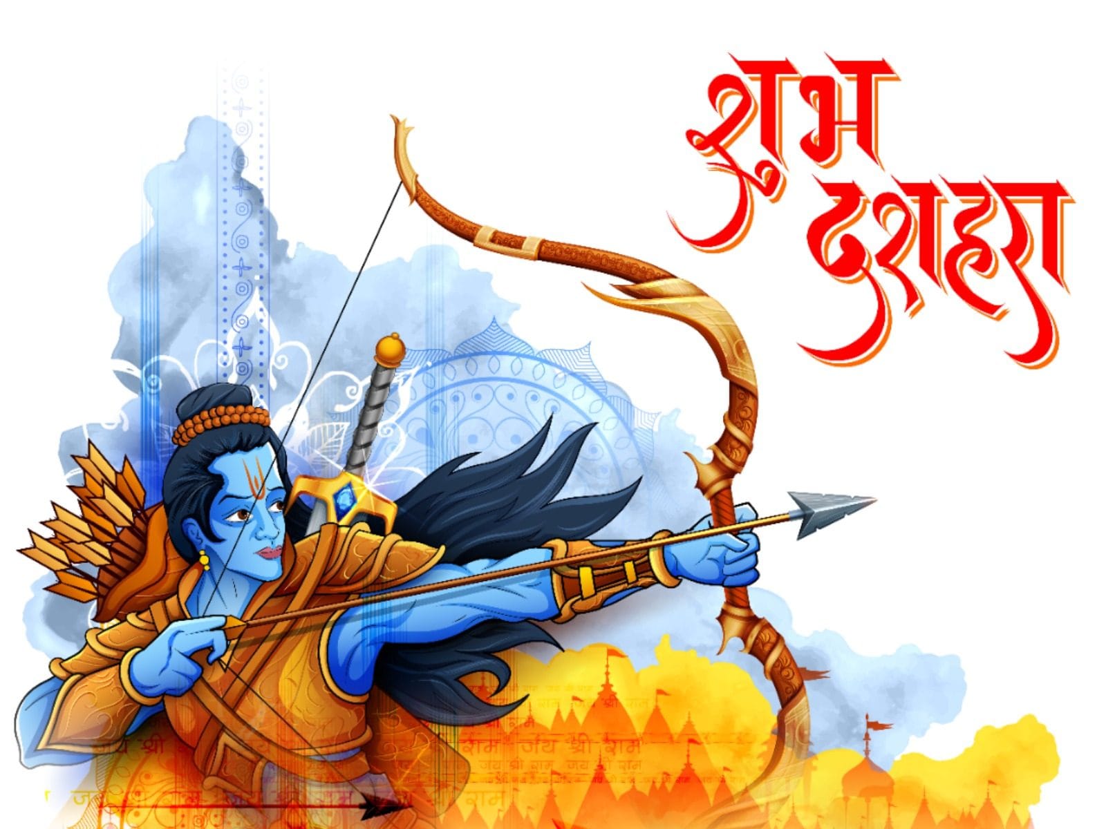 happy dussehra images  DUSSEHRA WISHING IMAGES FOR WHATSAPP