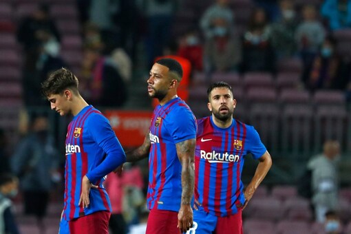 FC Barcelona were held to a draw by Alaves. (AP Photo)