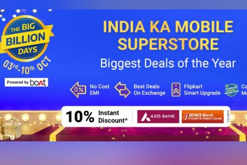 Flipkart Big Billion Days sale will go on till October 10.
