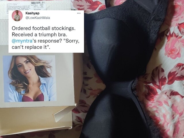 Comedian Orders Football Socks from Myntra, Receives a Bra Instead