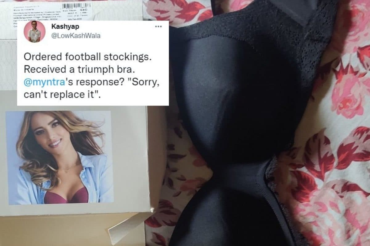 Comedian Orders Football Socks from Myntra, Receives a Bra Instead - News18