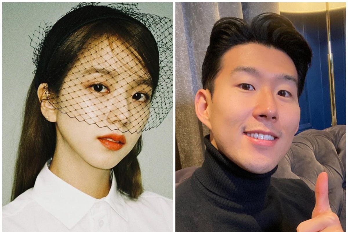 jisoo-and-son-heung-min-