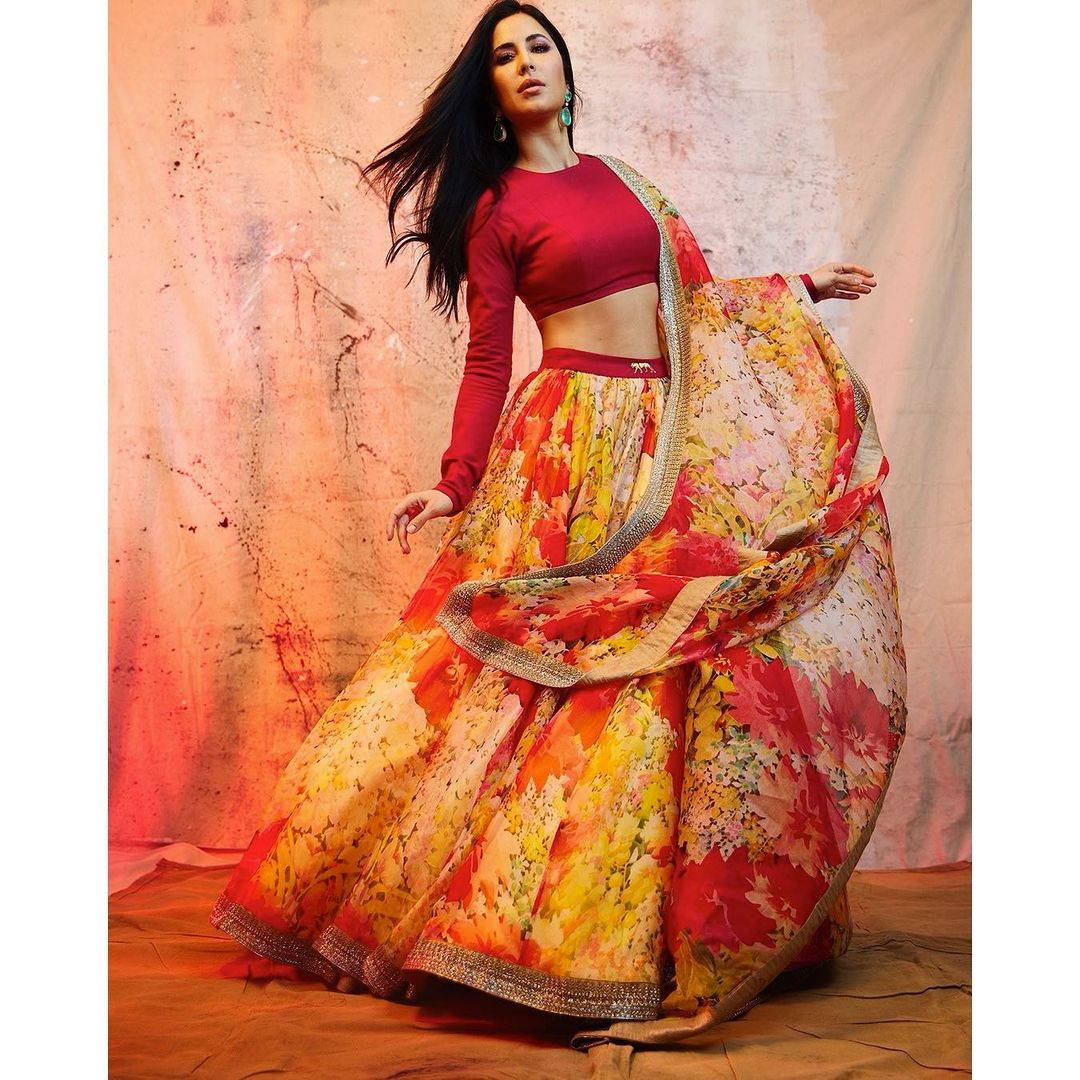 9 Brides Who Wore Katrina Kaif's Lehenga In Different Ways | Indian bridal  outfits, Latest bridal lehenga, Bridal lehenga red