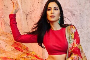 Katrina Kaif Looks Majestic In Red Floral Lehenga As She Kicks Off Sooryavanshi Promotions