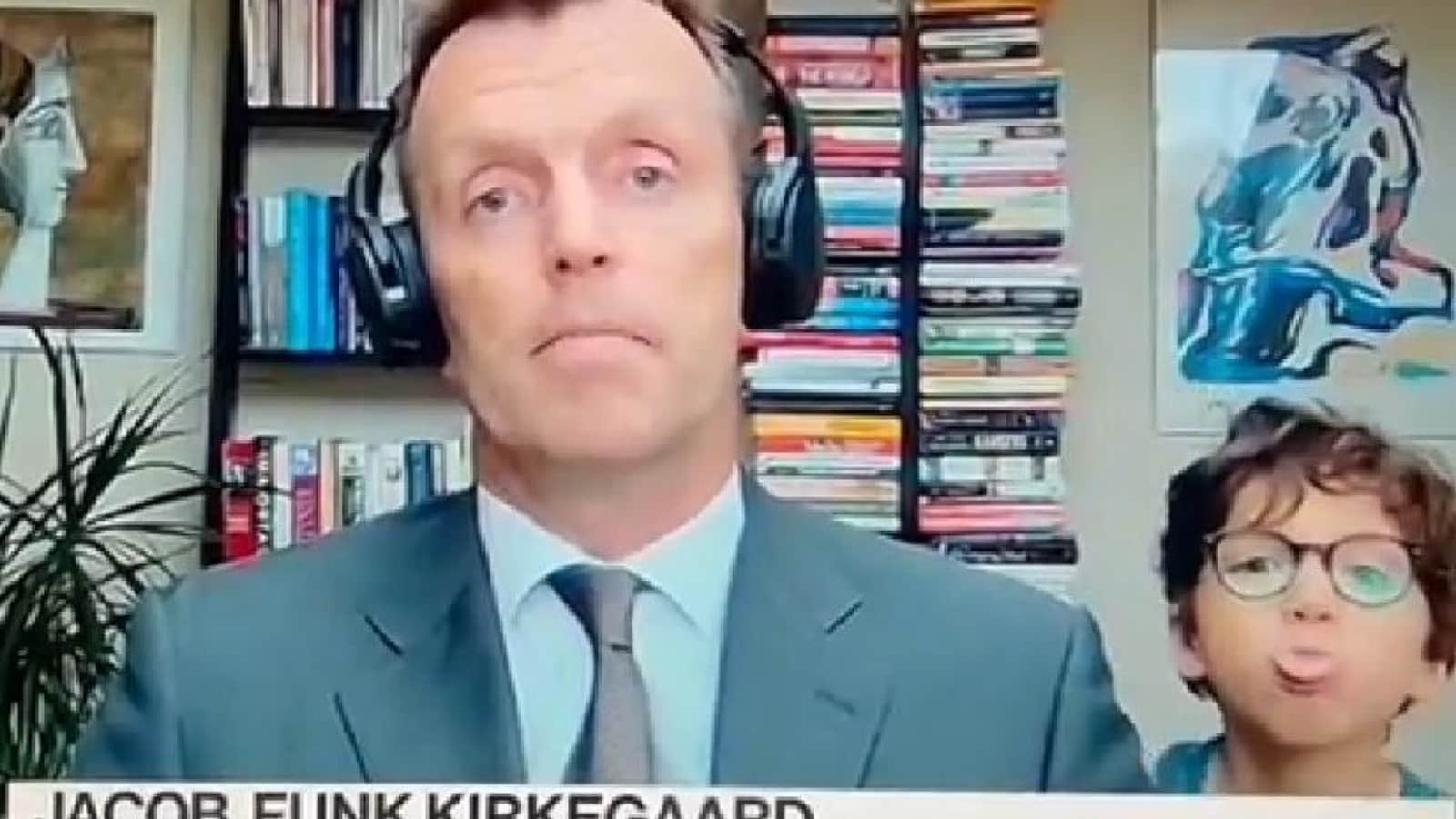 WATCH: Kid Crashes Dad's Live Interview, Leaves TV Host in Splits with ...