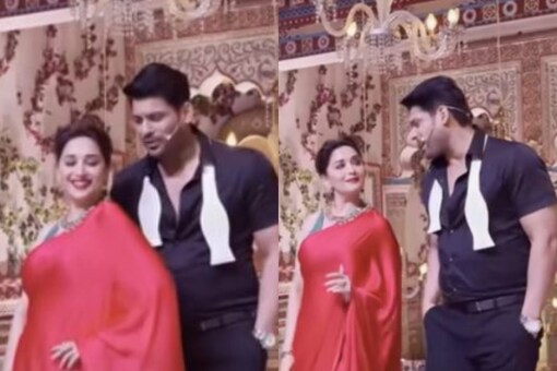 Madhuri Dixit shared a YouTube vlog which featured late actor Sidharth Shukla as well. 
