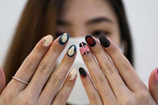 The Maniqure Nail Salon on the outskirts of Kuala Lumpur has designed a set of nails for each of the show's nine episodes. (Credits: Reuters)